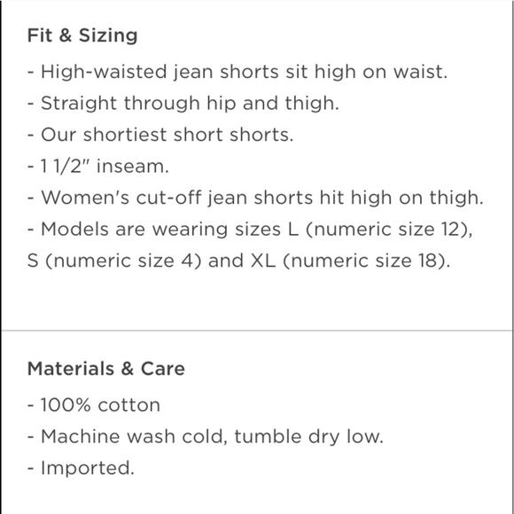 Old Navy High Waisted O.G. straight button fly cut off Jean shorts - Picture 11 of 12